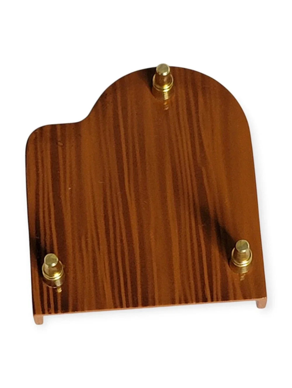 Miniature Grand Piano Desk Quartz Clock with Intricate Lid Design